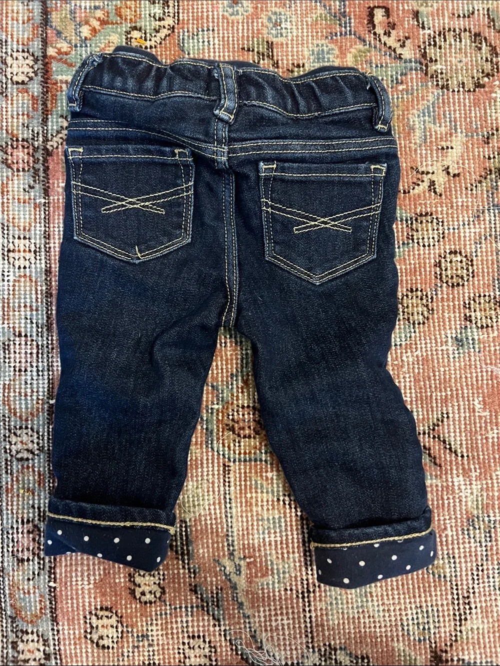 Baby GAP Dark Blue Kids' Jeans with Stretch Waistband